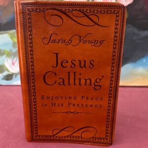 Sarah Young Brown Leather Devotional Book